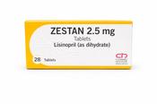 ZESTAN 2.5MG TABS LISINOPRIL 28PK