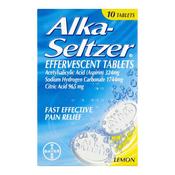 Alka-Seltzer Lemon Effervescent Tablets 10 Pack image