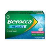 Berocca Hydrate Natural Grapefruit Flavour 20 Effervescent Tablets