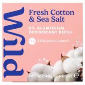 Wild Cotton &amp; Sea Salt Deodorant Refill 40g image