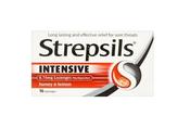 STREPSILS INTENSIVE HONEY &amp; LEMON LOZENGES 16PK