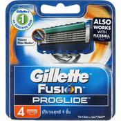 GILLETTE FUSION PROGLIDE RAZOR BLADES 4PK
