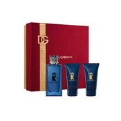 0595 D&amp;G K 100ml 3pc Gift Set100ml Edt Spr, 50ml Shower Gel, 50ml Aftershave Balm