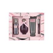 0988 Sarah Jessica Parker Lovely 100ml 4pc Gift Set100ml Edp Spr, 100ml Body Lotion, 100ml Body Mist, 10ml Edp Rollerball