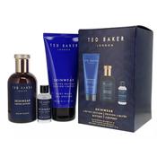 7379 Ted Baker Mens Limited Edition 100ml 3pc Gift Set100ml Edt Spr, 15ml Edt Spr, 150ml Body Wash image