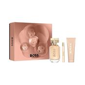 9681 Boss The Scent Ladies 100ml 3pc Gift Set100ml Edp Spr, 75ml Body Lotion, 10ml Edp Spr image