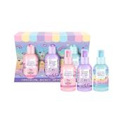 Baylis &amp; Harding Beauticology Magical Body Spritz Wishes Gift Set100ml Bottle Unicorn Candy Body Spritz, 100ml Strawberry Candy Bottle Body Spritz, 100ml Bottle Peppermint Candy Body Spritz