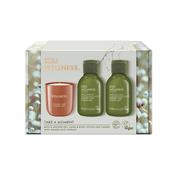 Baylis &amp; Harding Wellness Take A Moment Gift Set100ml Bottle Bath &amp; Shower Gel, 100ml Bottle Hand &amp; Body Lotion, 48g Fragranced Candle