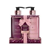 Baylis &amp; Harding Wild Cherry &amp; Vanilla Luxury Hand Care Gift Set300ml Bottle Hand Wash, 300ml Bottle Hand &amp; Body Lotion