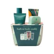 Body Collection Bath &amp; Body Caddy Gift SetWire Basket, 100ml Body Wash, 150ml Bubble Bath, 45ml Body Mist, 50ml Hand Cream