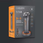 Carmen Titan Mens 3 In 1 Shaving &amp; Hair Cutting Gift Set