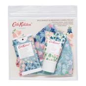 Cath Kidston Bluebells Commuter Kit Face Mask, 15ml Moisturising Antibacterial Hand Spray, 30ml Hand Cream