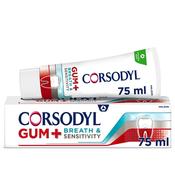 Corsodyl Gum + Breath &amp; Sensitivity Whitening Toothpaste 75ml image