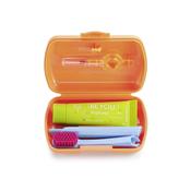 Curaprox Be You Travel Kit Assorted Colours Contains 5460 Toothbrush, CPS Handy, Be You Travel Toothpaste 10ml, Travel Case image