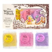 Disney Winnie The Pooh Bath Salt Trio Gift Set3 x 100g Wild Flower Bath Salts image