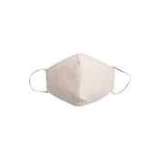 Easy Diamond Reusable Mask Ecru Linen Medium