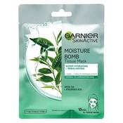 Garnier Skin Active Moisture Bomb Green Tea Tissue Mask 32g image