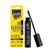Got2b Glued 4 Brows &amp; Edges Dark Brown To Black Tinted Gel 16ml image
