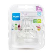 MAM Cross Cut X Twin Pack Teats 6+ Months image