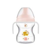 MAM Learn To Drink Girls Cup With Glow Handles 190ml 6+ Months image