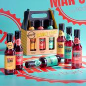 Man'Stuff Ultimate 6 Pack Gift Set150ml Body Wash, 150ml Hair &amp; Beard Wash, 150ml Charcoal Face Scrub, 150ml Face Wash, 150ml Face &amp; Body Moisturiser,150ml Bath Soak image