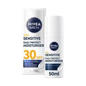 Nivea Men Sensitive Moisturiser Spf30 50ml image