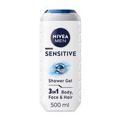 Nivea Men Sensitive Shower Gel 500ml image