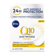Nivea Q10 Power Anti-Wrinkle &amp; Firming Day Cream Spf15 50ml image
