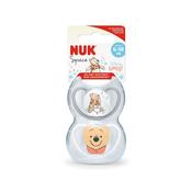 Nuk Perfect Match Disney Winnie The Pooh Twin Pack Air Soother 6-18 Months image