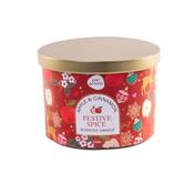 Pan Aroma Festive Spice Apple &amp; Cinnamon Candle 230g image