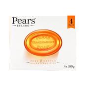 Pears Transparent Soap Amber 4 x 100g image