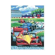 Royal &amp; Langnickel Painting By Numbers For Juniors 8+ Grand Prix Set7 x Paint Pots, Preprinted Board, Preprinted Practice Sheet, A Paint Brush