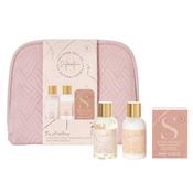 Signature Cosmetic Bag Gift Set100ml Body Wash, 100ml Body Lotion, 100g Bath Crystals image