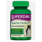 SuperDog Health &amp; Vitality 60 Chewable Tablets
