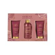 The Indulgent Bathing Co. Serene Moments Gentle Escape Bathing Gift Set100ml Peony &amp; Pear Bath Foam, 100ml Peony &amp; Pear Shower Cream, 100ml Peony &amp; Pear Bath Lotion2026 image