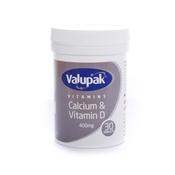 Valupak Chewable Calcium &amp; Vitamin D Tablets 30's image