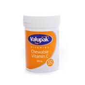 Valupak Chewable Vitamin C 80Mg Tablets 60's image