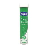 Valupak Effervescent Lemon &amp; Lime Flavour Energy Release Vitamin B &amp; C Tablets 20's image