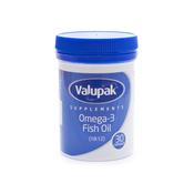Valupak Omega 3 Fish Oil 1000Mg Capsules 30's image