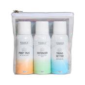 Voduz Jet, Set, Go Aerosol Travel Trio 75ml Defender, 75ml Prep Talk, 75ml Trend Setter image