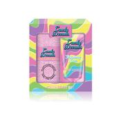 Xpel Candy Dreams Cosy Foot Gift SetA Pair Of Fluffy Socks , 100ml Strawberry Laces Foot Lotion