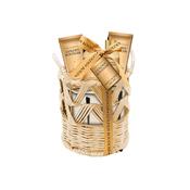 Xpel The Indulgent Bathing Co. Golden Boudoir Sweet Honey Escape Gift Set50ml Sweet Honey Body Wash, 50ml Sweet Honey Body Lotion , 50ml Seet Honey Bath Foam, 60g Bath Fizzer image