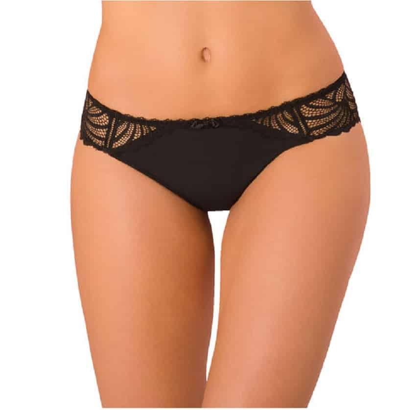 Charnos Suzette Black Thong - Cherche La Femme in Longford