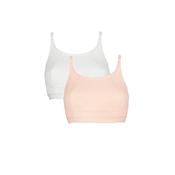 Teen bras 2 pack My Basic Organic Cotton Pink/Grey - Cherche La Femme