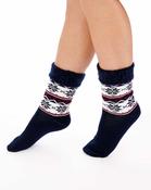 Slenderella Super Soft &amp; Fluffy Lounge Socks LS131NY - Cherche La Femme