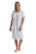 Marlon Short Sleeves Cotton Nightdress MA45776 - Cherche La Femme image