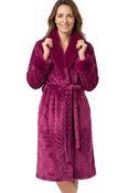Marlon Burgundy Dressing Gown MA50046 - Cherche La Femme image