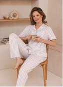 Pastunette Cotton Short Sleeves Pyjamas 121251-104-1 - Cherche La Femme image