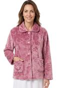 Marlon Fleece Button Bed jacket MA50012 - Cherche La Femme