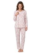Marlon Cotton Leaf Print Pyjamas MA50007 - Cherche La Femme image